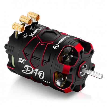 Hobbywing Xerun D10 Brushless Drift Motor 13.5T Red