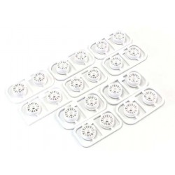 Kyosho Wheels Set Mini-Z MR03 Multi-Offset RAYS RE30 White