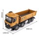 HUINA 1536 1/14 Scale 2.4G 12CH Semi Alloy Dump Truck