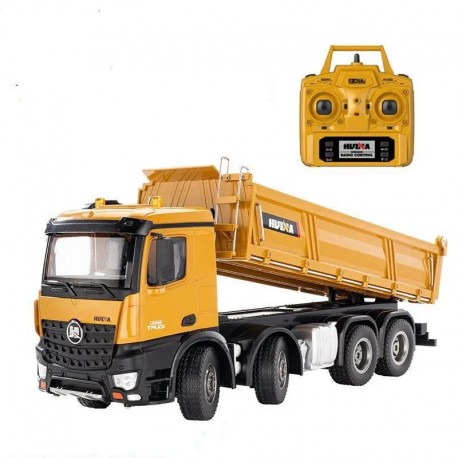 HUINA 1536 1/14 Scale 2.4G 12CH Semi Alloy Dump Truck