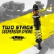 Yeah Racing 100mm Desert Cobra Dual Spring Damper Pair Red For 1/10 RC Offroad