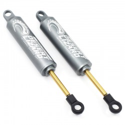 Yeah Racing 110mm Desert Lizard Two Stage Internal Spring Damper Pair Gun Metal For Crawler