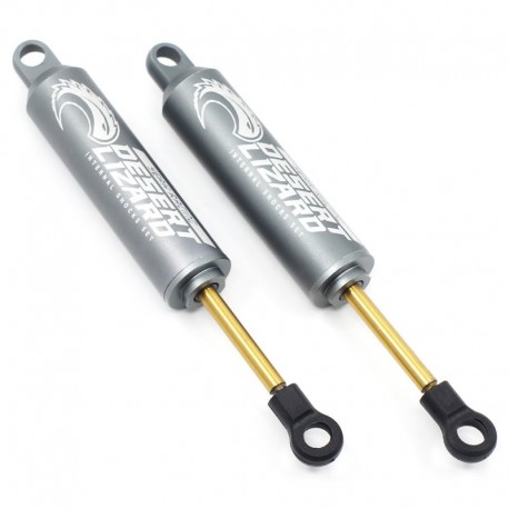 Yeah Racing 110mm Desert Lizard Two Stage Internal Spring Damper Pair Gun Metal For Crawler