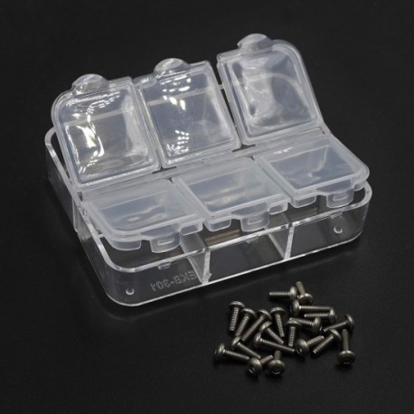 Yeah Racing Titanium Screw Assorted Set w/Mini Box For Kyosho MR04