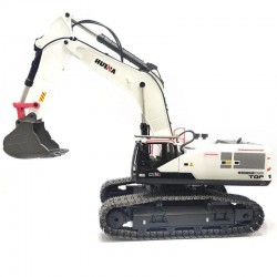 HUINA 1594 1/14TH Scale RC Excavator 2.4G 22CH Metal White