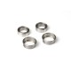 Exotek Tamiya F1 1/4" Axle Adapter Bearings Set, For TRF104 F104 Etc