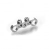 Exotek Tamiya BBX BB01 HD Steering Rack, Alloy (Silver)