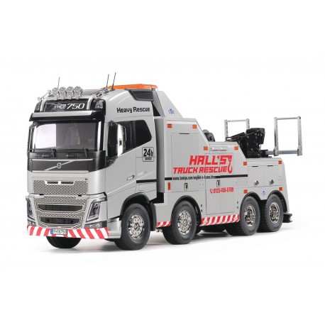Tamiya 47528 Volvo Fh16 Tow Truck Silver