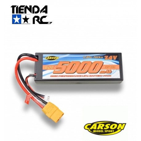 Carson 7,4V/5000mAh 60C LiPo Battery XT90