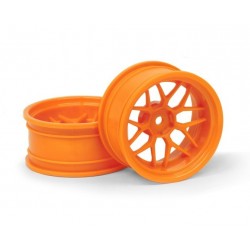 HPI Tech 7 Wheel Orange (9MM/2PCS)