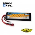 Carson 7,4V/3600mAh 60C LiPo Battery T-Plug