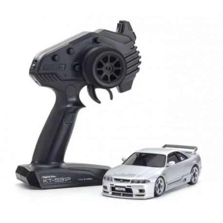 Kyosho Mini-Z AWD Nissan Skyline GT-R R33 Nismo Silver (MA020N-L)