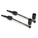 Exotek Traxxas Slash 4x4 HD Steel Front CVD Axle Set, For The 4WD Slash SC Front