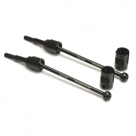 Exotek Traxxas Slash 4x4 HD Steel Front CVD Axle Set, For The 4WD Slash SC Front
