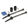 Exotek Traxxas Slash Modified / Slash Rear HD Steel CVD Axle Set 76mm, V3 2.5mm Pins