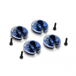 Exotek Traxxas Ultra Shock Clamping Spring Cups, Alloy (4pcs)