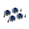 Exotek Traxxas Ultra Shock Clamping Spring Cups, Alloy (4pcs)