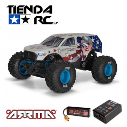 ARRMA 1-10 FREEDOM FLYER 223S 2WD RTR Brushless Monster Truck (Battery & Charger Included)
