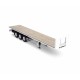 Carson 1:14 3-axle flatbed trailer III Steel