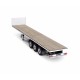 Carson 1:14 3-axle flatbed trailer III Steel