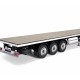 Carson 1:14 3-axle flatbed trailer III Steel