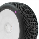 PROCIRCUIT I-BARRS v3 BUGGY K1 (CLAY SUPER SOFT) PRE-MOUNTED WHITE (2pcs.)