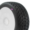 PROCIRCUIT I-BARRS v3 BUGGY K1 (CLAY SUPER SOFT) PRE-MOUNTED WHITE (2pcs.)