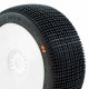 PROCIRCUIT ADDICTIVE v2 BUGGY S3 (MEDIUM) PRE-MOUNTED WHITE (2pcs.)