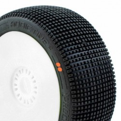 PROCIRCUIT ADDICTIVE v2 BUGGY S3 (MEDIUM) PRE-MOUNTED WHITE (2pcs.)