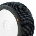 PROCIRCUIT ADDICTIVE v2 BUGGY S3 (MEDIUM) PRE-MOUNTED WHITE (2pcs.)