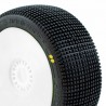 PROCIRCUIT ADDICTIVE v2 BUGGY S2 (SOFT) PRE-MOUNTED WHITE (2pcs.)