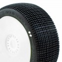Procircuit ADDICTIVE v2 BUGGY S1 (SUPER SOFT) PRE-MOUNTED WHITE (2pcs.)