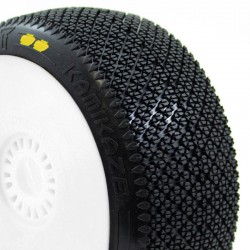 PROCIRCUIT KAMIKAZE v2 BUGGY S2 (SOFT) PRE-MOUNTED WHITE (2pcs.)