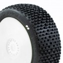 PROCIRCUIT H-BLOCK v2 BUGGY S1 (SUPER SOFT) PRE-MOUNTED WHITE (2pcs.)