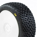 PROCIRCUIT H-BLOCK v2 BUGGY S2 (SOFT) PRE-MOUNTED WHITE (2pcs.)