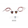 Carson 1:14 Clearance Lights Red/Amber (2 pcs)