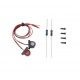 Carson 1:14 Clearance Lights Red/White (2pcs)