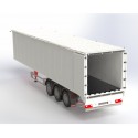 Carson 1:14 3-Axle Box Trailer with Moving Floo