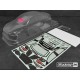 Bittydesign A3-M 1/10 M-Chassis Body Clear (For 210-225mm wheelbase car)