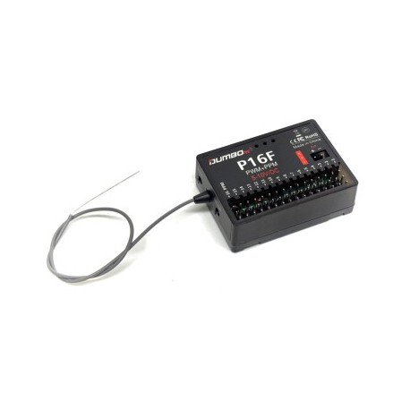 DumboRC 16-Channel Receiver "P16F" 2.4GHz