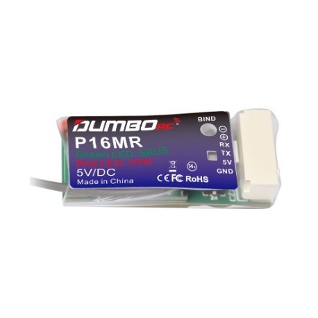 DumboRC 16-Channel Receiver "P16MR" 2.4GHz