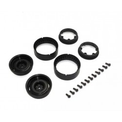 Kyosho KC10 Bead-lock 1.9 inches Dish Black Wheels (2)