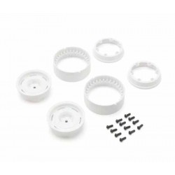 Kyosho KC10 Bead-lock 1.9 inches Dish White Wheels (2)