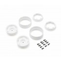 Kyosho KC10 Bead-lock 1.9 inches Dish White Wheels (2)