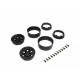 Kyosho KC10 Bead-lock 1.9 inches Spoke Black Wheels (2)