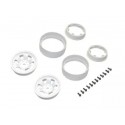 Kyosho KC10 Bead-lock 1.9 inches Spoke White Wheels (2)