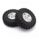 Kyosho KC10 Dish Chrome Complete Wheels (2)