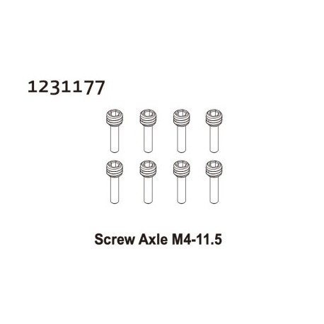 Screw Pin M4*11.5 (8)