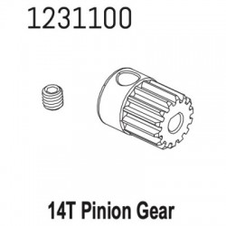 Metal Pinion Gear 14T-M0.6 CR4.4