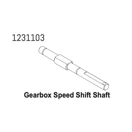 Gearbox Speed Shift Shaft CR4.4